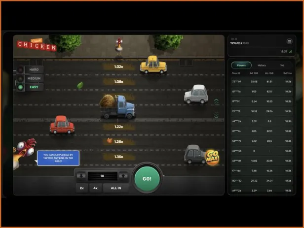 Wie man Chicken Crash kostenlos im Demo-Modus spielt
