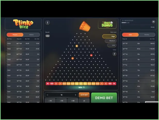 Allgemeine Beschreibung und Funktionsweise von Plinko Dice