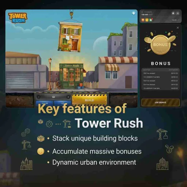 Tower Rush technical parameters and characteristics