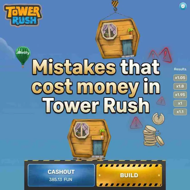Typische Fehler beim Tower Rush spielen