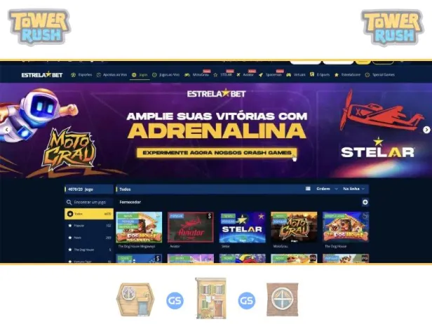 So spielen Sie den Spielautomaten Tower Rush bei EstrelaBet