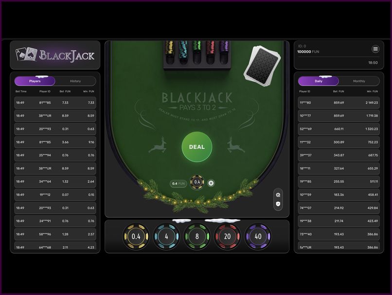 Cómo jugar gratis al BlackJack en modo demo