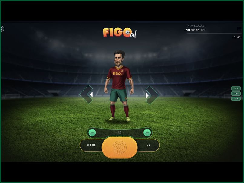 Modos de bonificación Figoal: Bonificación por gol y Bonificación por balón de oro