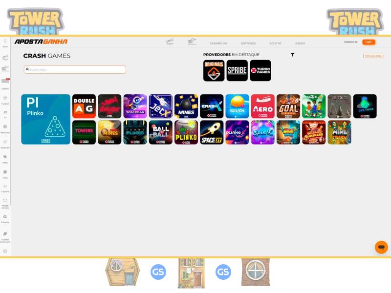 Comment jouer à la machine à sous Tower Rush sur ApostaGanha