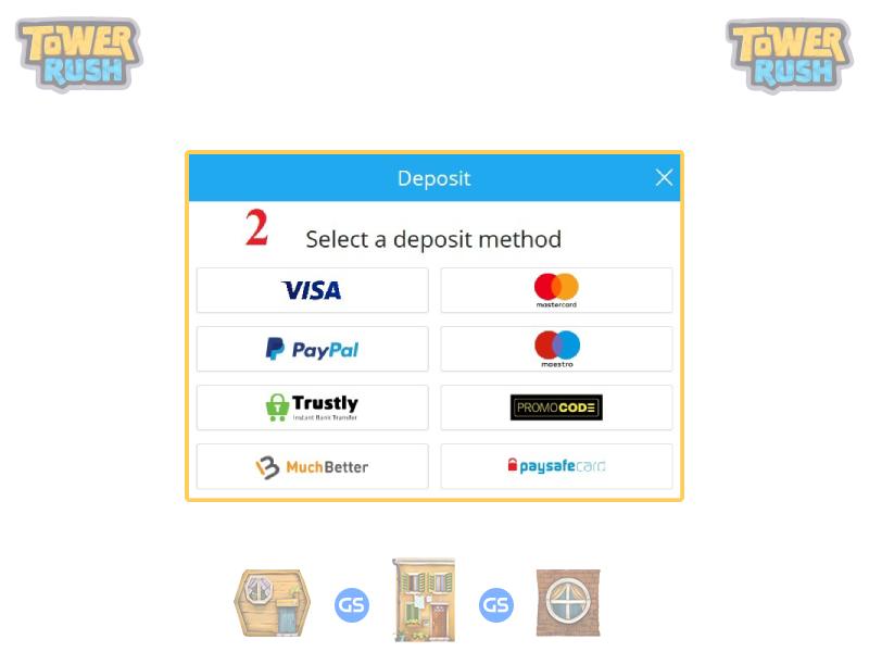 Comment faire un dépôt pour Tower Rush Galaxsys at SportingBet