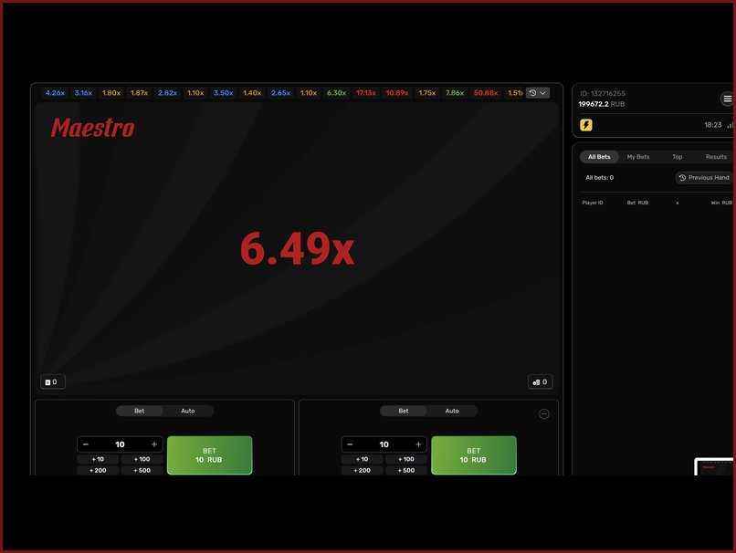 Apuestas y cobros automáticos en Maestro