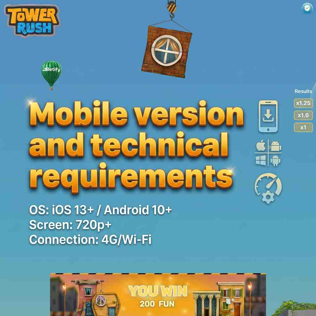 Tower Rush мобильная версия технические требования