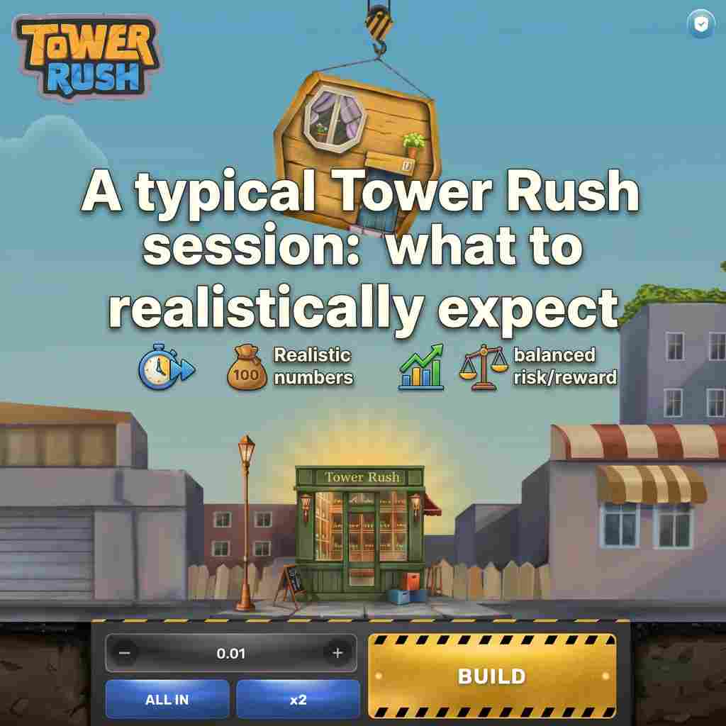 Типичная игровая сессия Tower Rush реальные ожидания